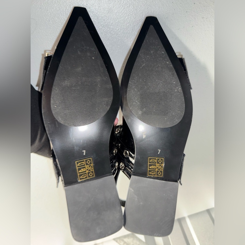 Jeffery Campbell Debb Slingback Flats Size 7 - Picture 11 of 11